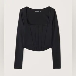 Black Long Sleeve Women's Top